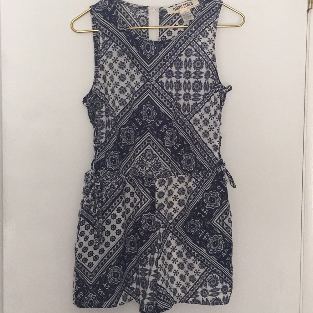 Blue romper